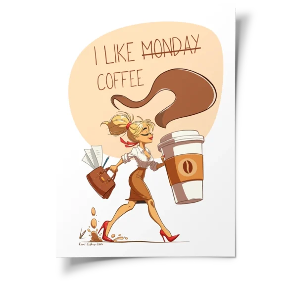 I like Coffee - Plakat - Woman