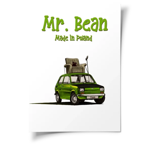 Mr. Bean - Plakat z Maluchem 126p