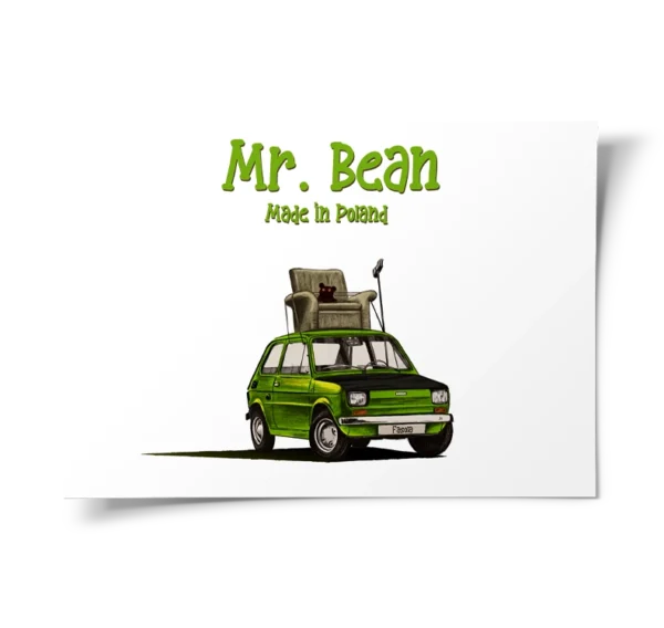 Mr. Bean - Plakat z Maluchem 126p - obrazek 2