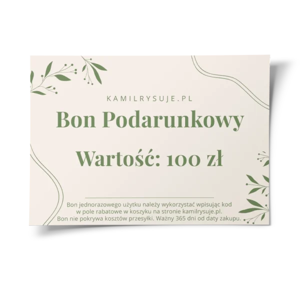 bon podarunkowy