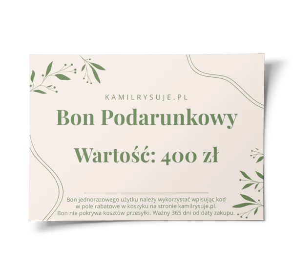 bon podarunkowy