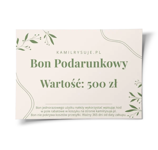 bon podarunkowy
